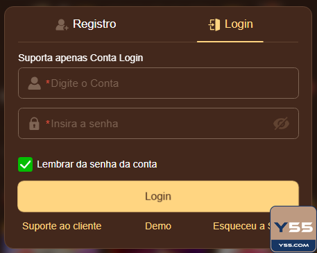 y55.com - seguro login premium para autenticar